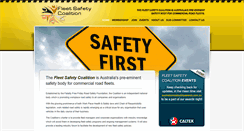 Desktop Screenshot of fleetsafetycoalition.com.au