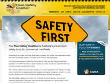Tablet Screenshot of fleetsafetycoalition.com.au